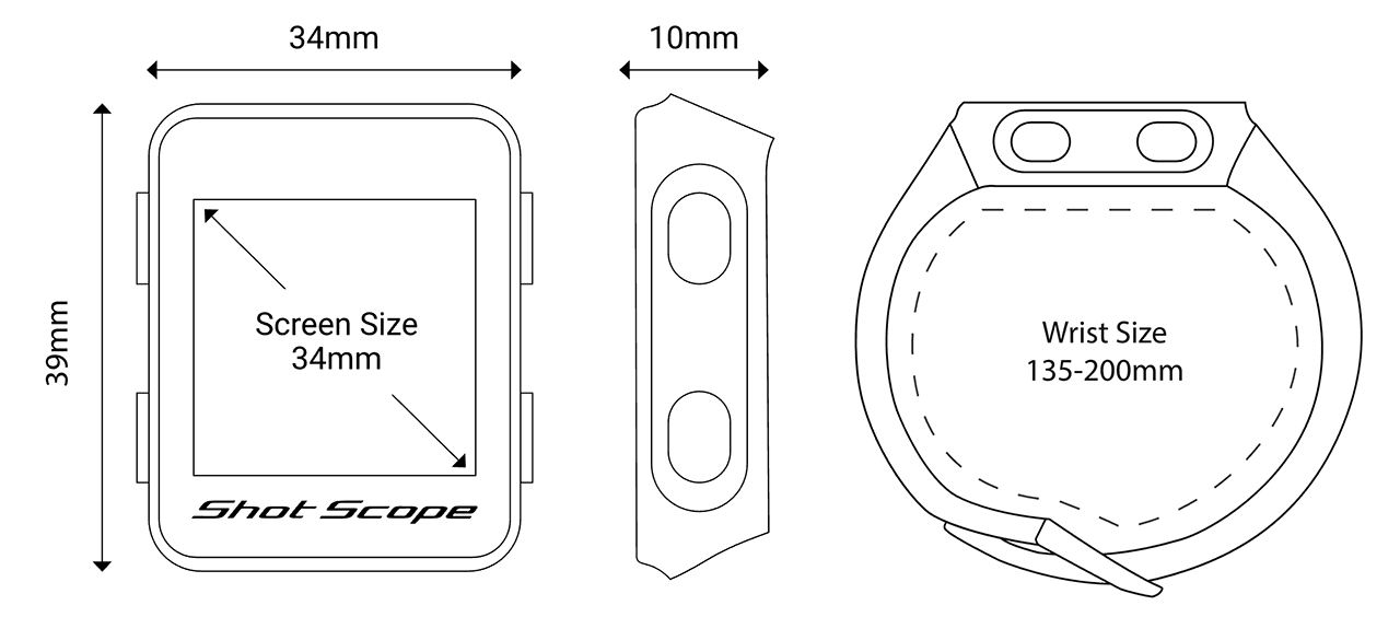 Shot Scope V3 Specs