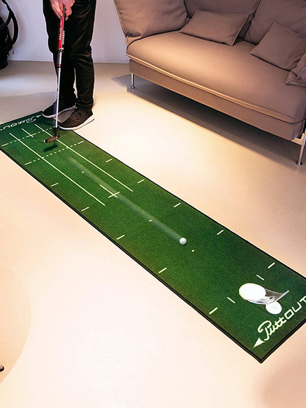 PuttOUT Pro Golf Putting Mat Green
