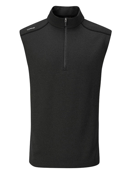 メンズウェア Local GOLF Simple Fleece VEST | Black Simple Fleece VEST | Black – Local GOLF