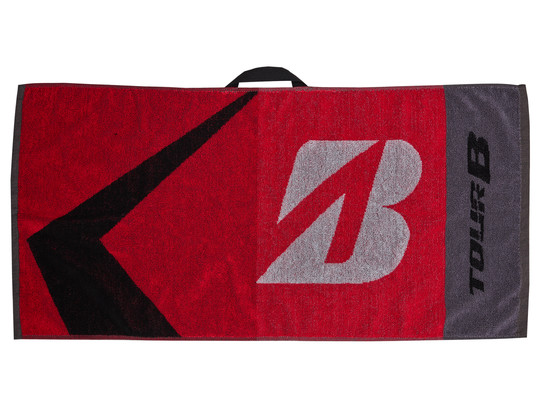 Bridgestone Staff Towel - Red/Black | GolfBox