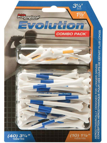 Pride Golf Tee Evolution Blue Combo Golf Tees Blue | GolfBox