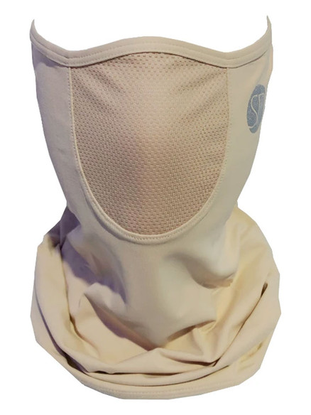 SParms UV Face Shield (Neck Gaiter) - Beige | GolfBox