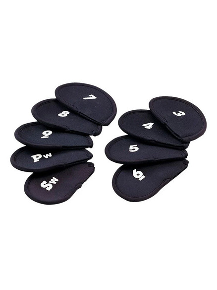 Redback Neoprene Iron Covers - Black | GolfBox