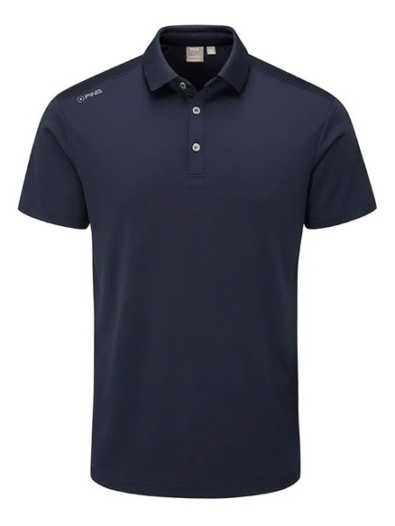 Ping Lindum Tailored Fit Polo - Navy | GolfBox SHIRT-PG5