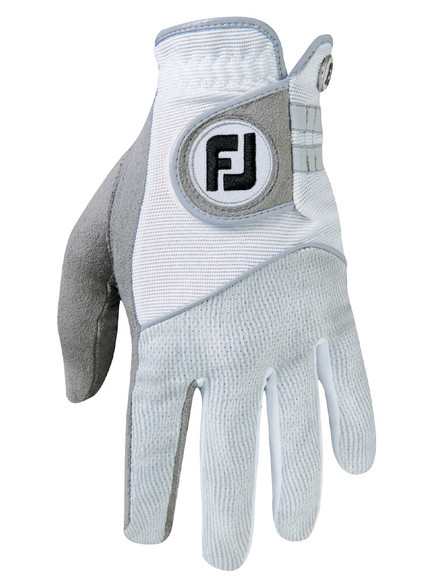 FootJoy RainGrip Golf Glove - White/Grey | GolfBox