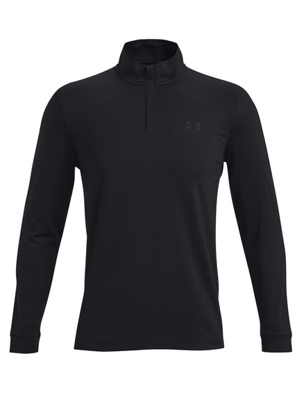 Under Armour Playoff 1/4 Zip - Black/Jet Grey | GolfBox