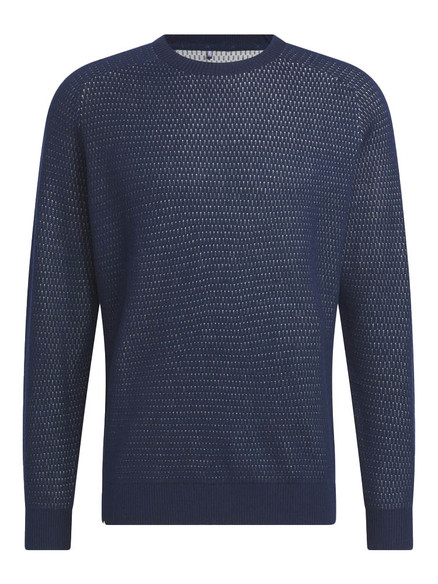 adidas Ultimate365 Tour Flat-Knit Crew Golf Sweatshirt - Collegiate ...