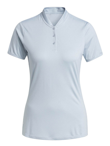 adidas Women's Essentials Dot Polo Shirt - Wonder Blue/White | GolfBox