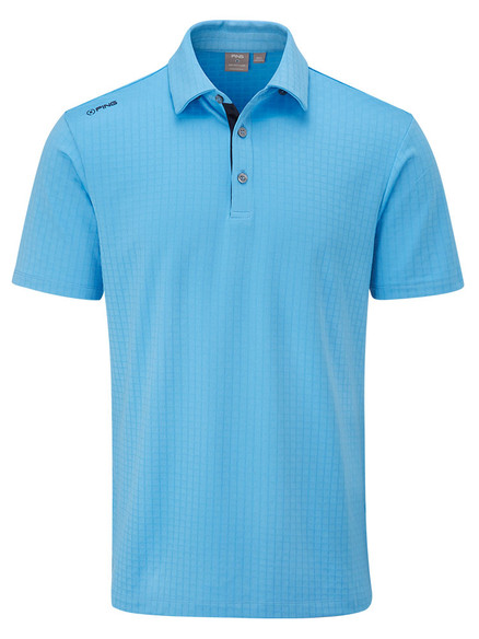 Ping Cillian Tailored Fit Polo - Infinity Blue | GolfBox