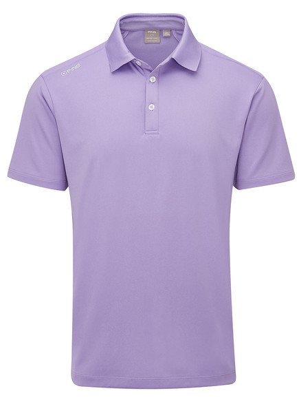Ping Lindum Tailored Fit Polo - Violet | GolfBox SHIRT-PG3