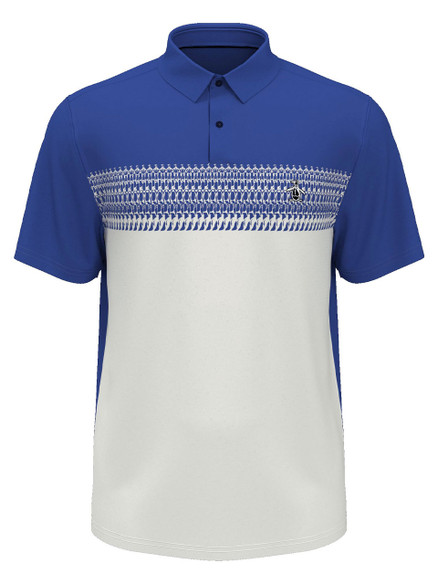 Original Penguin Pete & Friends Colour Block Polo - Nebulas Blue | GolfBox