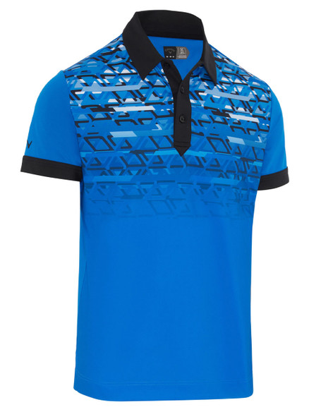 Callaway X-Series Ombre Motion Chev Slim Fit Polo - Skydiver SHIRT-CG4
