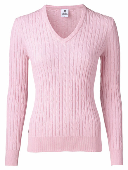 Daily Sports W Madelene V-Neck Pullover - Pink | GolfBox