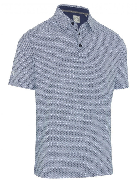 Callaway Tee All Over Print Golf Polo - Peacoat SHIRT-CG4