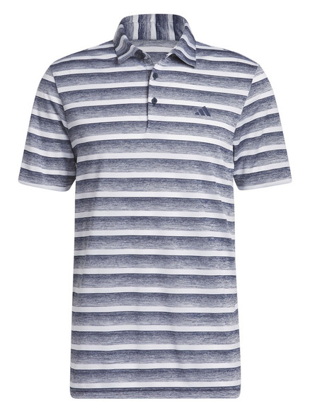 2pc powder blue polo shirt and striped shorts