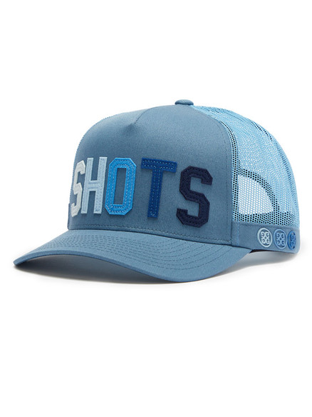G/FORE Shots Cotton Twill Snapback Trucker Cap - Slate