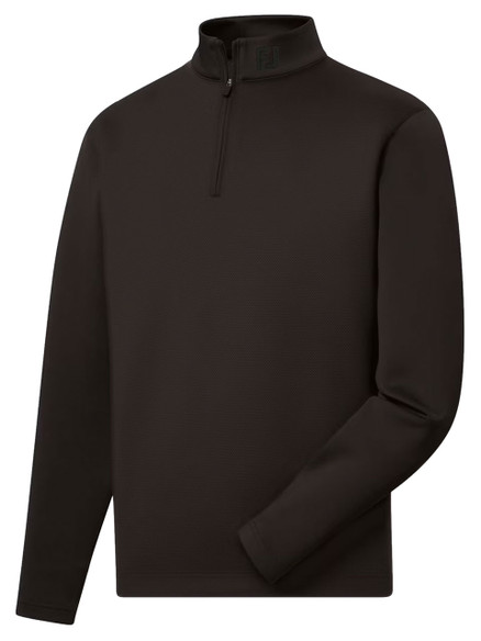 FootJoy Tonal Block Pullover (Athletic Fit) - Black JUMPER-FJ5