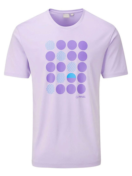 Ping Split Ball Tee - Cool Lilac | GolfBox SHIRT-PG3