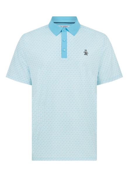 Original Penguin Pete's Tee Time Polo - Blue Grotto SHIRT-OP5