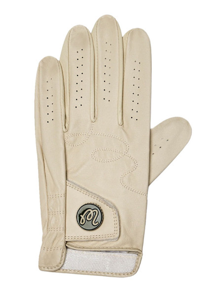 Malbon Golf Glove - Cream | GolfBox