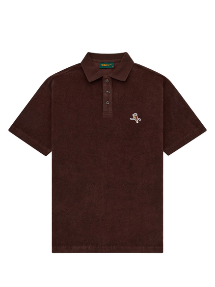 Walker Golf Things Kooka Terry Polo - Deep Chocolate SHIRT-WG5