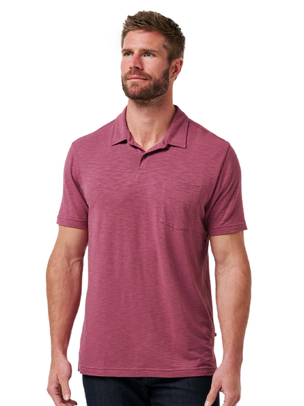 TravisMathew Cloud Polo - Damson | GolfBox