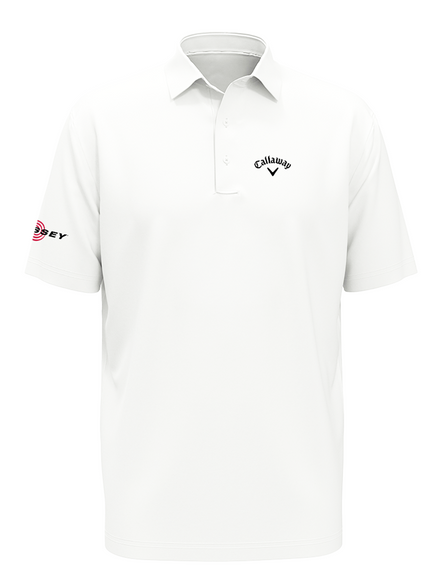 Callaway Micro Texture Solid Polo - Bright White