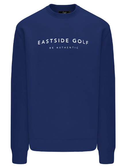 Eastside Golf LS Double Knit Crew - Blue Void