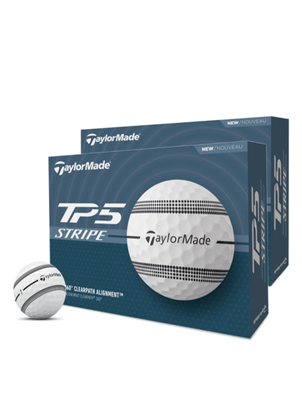 TaylorMade TP5 Stripe 2024 Golf Balls - 2 Dozen