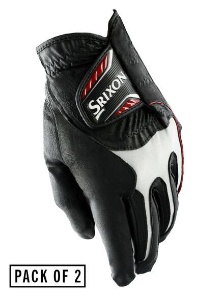 Srixon All Weather Golf Gloves - Womens 2 Pack Black