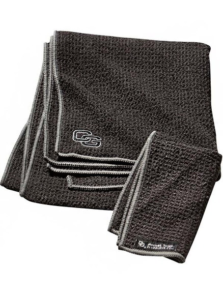 Club Glove Caddy Golf Towel Black | GolfBox