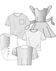 YY-CS 1603 Children's Shirt & Blouse Slopers   - (7-12) - ****PAPER Pattern**** 