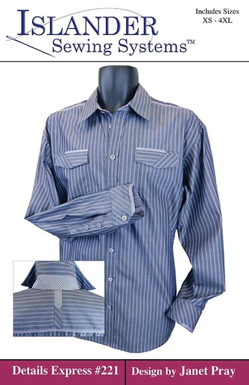 Men S Details Express Size Xs 4x Download Islander Sewing