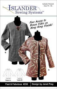 Fast & Fabulous pattern,  VS - XL - ************PAPER Pattern************