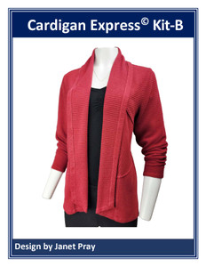 0 Cardigan Express Sweater Kit - View B – 1X - 4X, Retail Value $149.68 --Save 20% -- Only $119.74