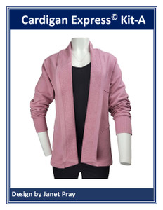0 Cardigan Express Kit – View A – XS - XL, Retail Value $89.72 --Save 20% -- Only $71.78