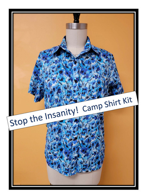 11: Camp Shirt Basic Conversion Kit, 58"-60" Lawn, 3X-4X, Retail Value $67.85, Kit price $54.28