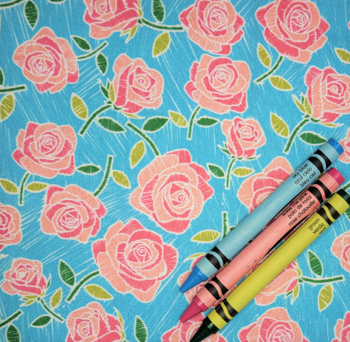 B2: Roses in Shades of Pink, 100% Cotton Lawn, 58" wide, $9.98 per half yard.