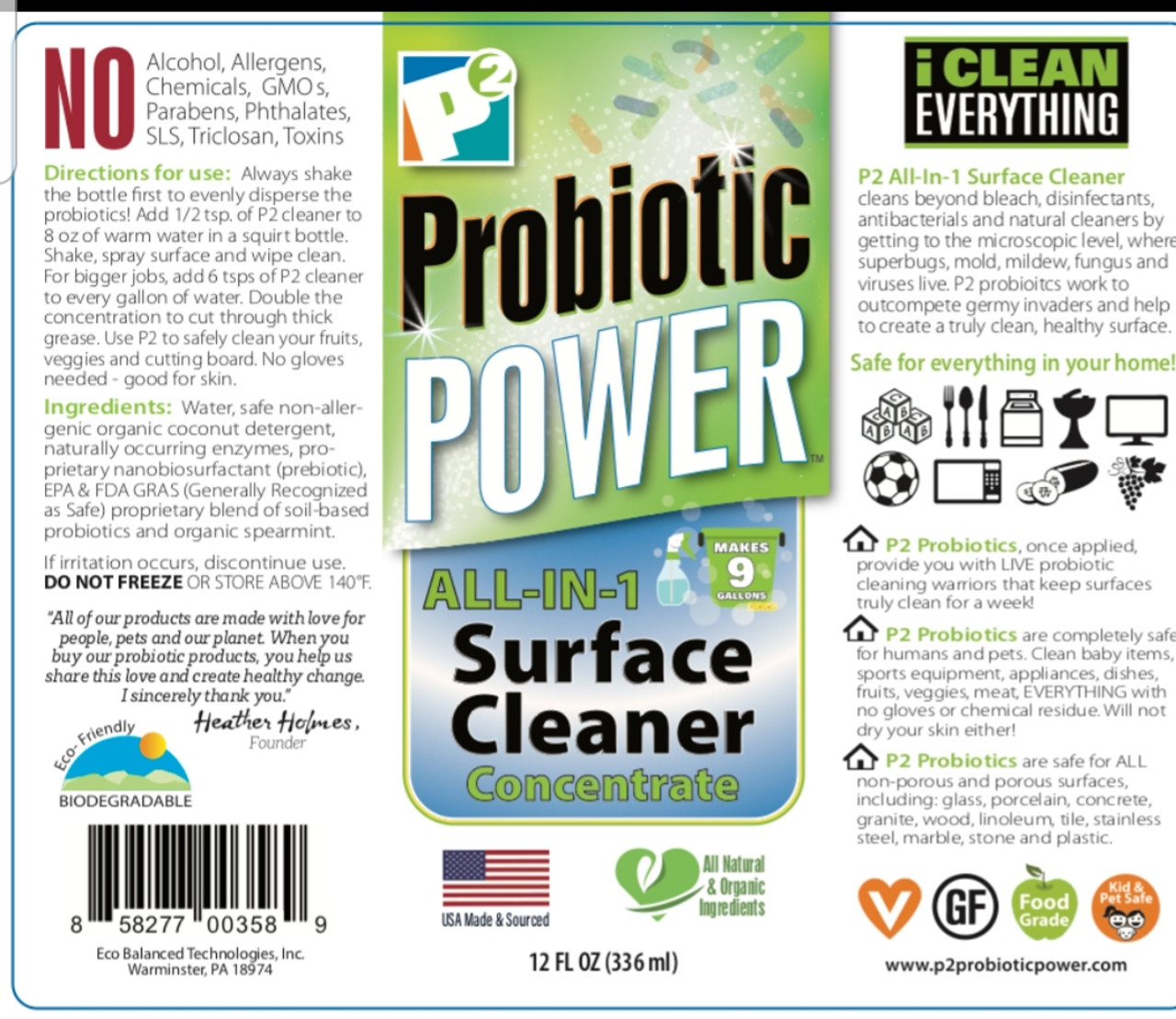 Probiotic Home Cleaning Kit for the overall health of your family