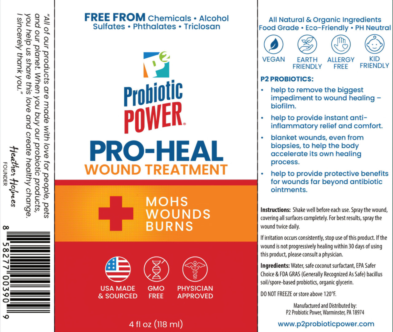 Pro-Heal Wound Treatment 4oz Spray