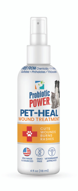 P2 Pet-Heal Wound Treatment 4oz spray product image