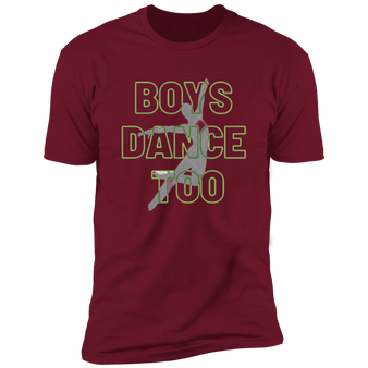 Adult Boys Dance Too Short Sleeve Tee (Closeout)