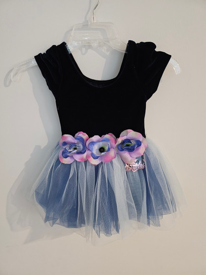 Blue Flower Toddler Tutu