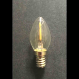 Single filament LED bulb