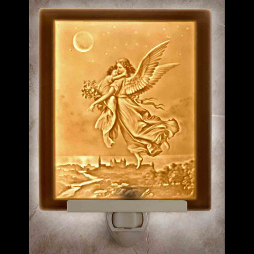 Shop - Lithophanes - Flat Panel Night Light - Angels - The