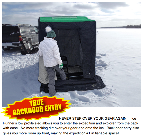 sled ice shelters