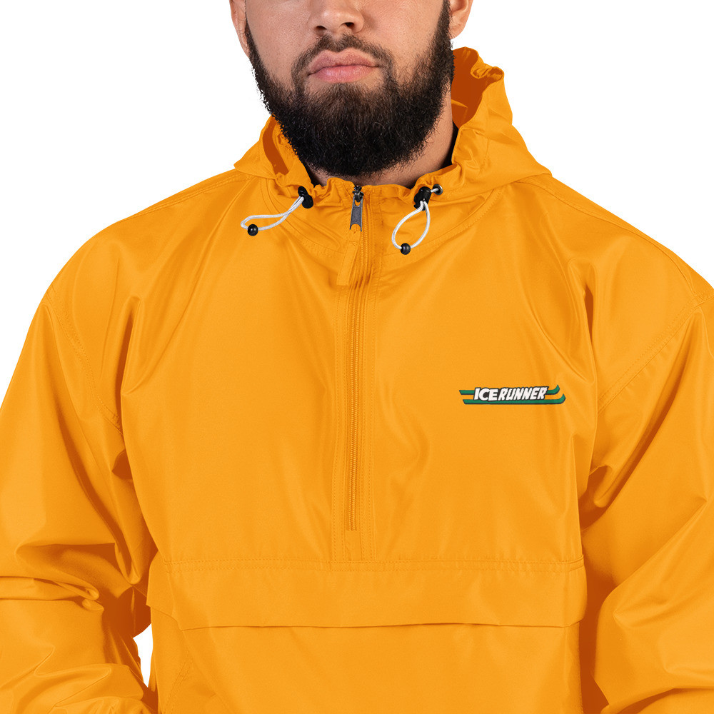 Packable Jacket Champion Windbreaker Mens Orange Top Champion