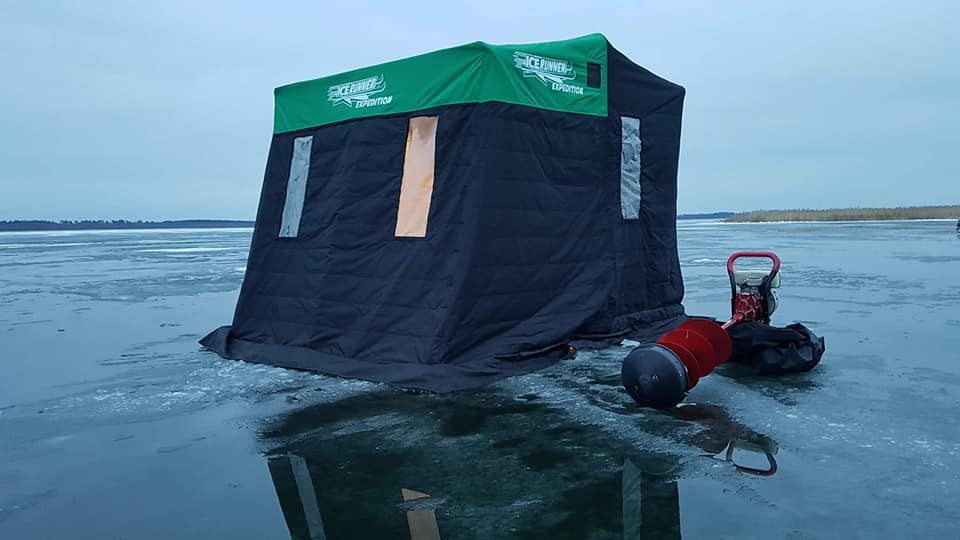 Designing the BEST Three-Person Ice Fishing Sled House: Ice Runner