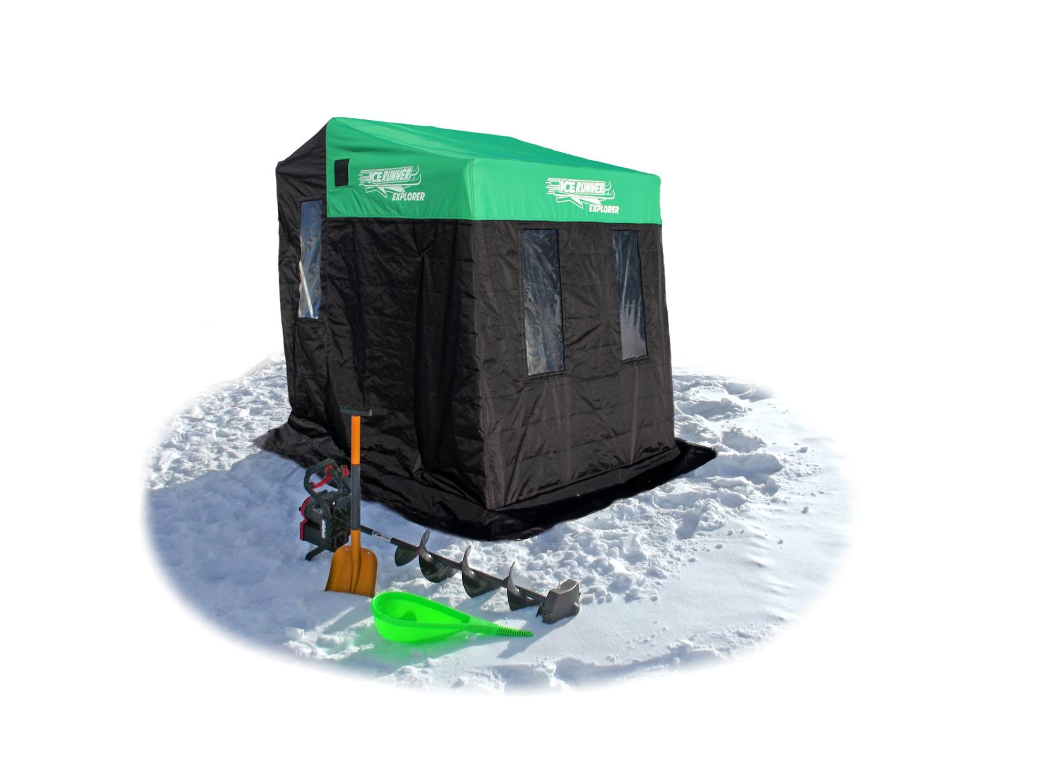 Designing the BEST TwoPerson Insulated Ice Fishing Sled House Ice