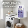 ZORBX Lavender Scented Laundry Detergent Sheets (60 Ct for Up to 120 Loads) – Liquid-less, Quick Dissolving Laundry Soap Sheets for Tackling Tough Stains & Odors – Compatible with All Washers